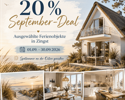 20 % September-Deal in Zingst 🌊