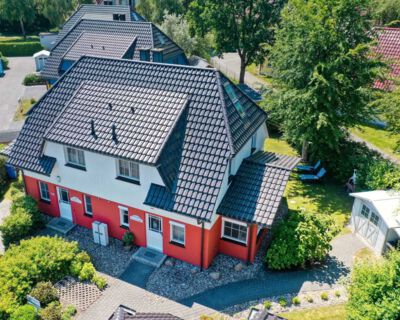 Luftaufnahme vom Ferienhaus in Zingst