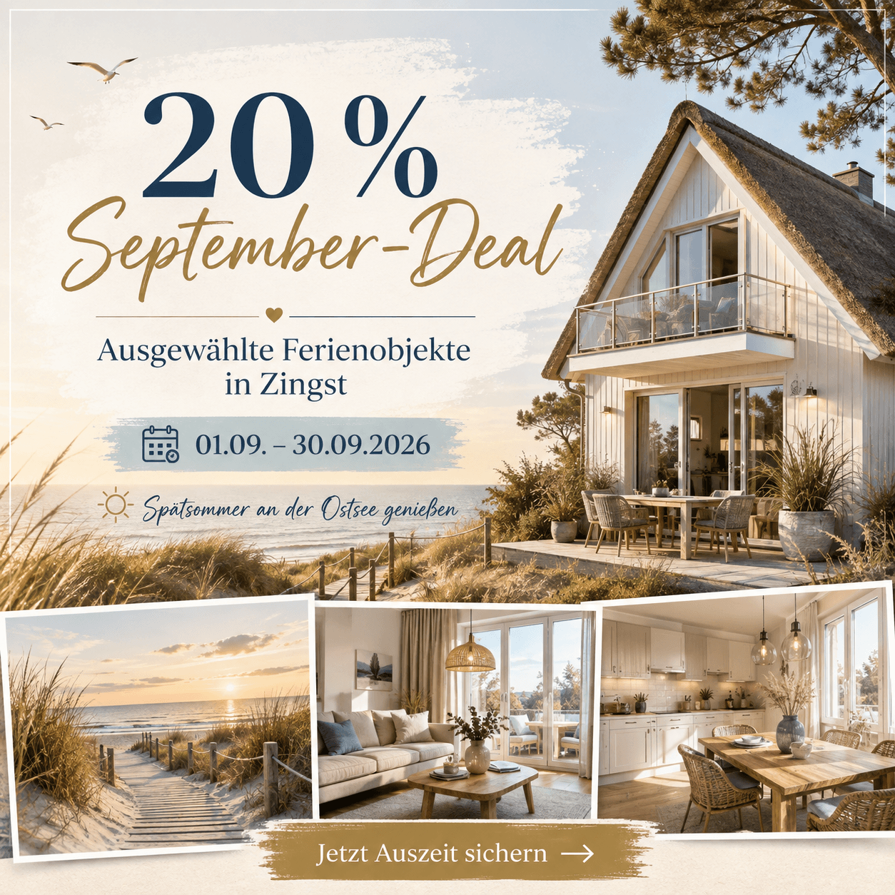 20 % September-Deal in Zingst 🌊