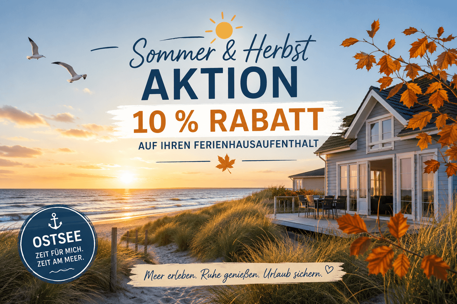Sommer & Herbst Deal – 10 % günstiger