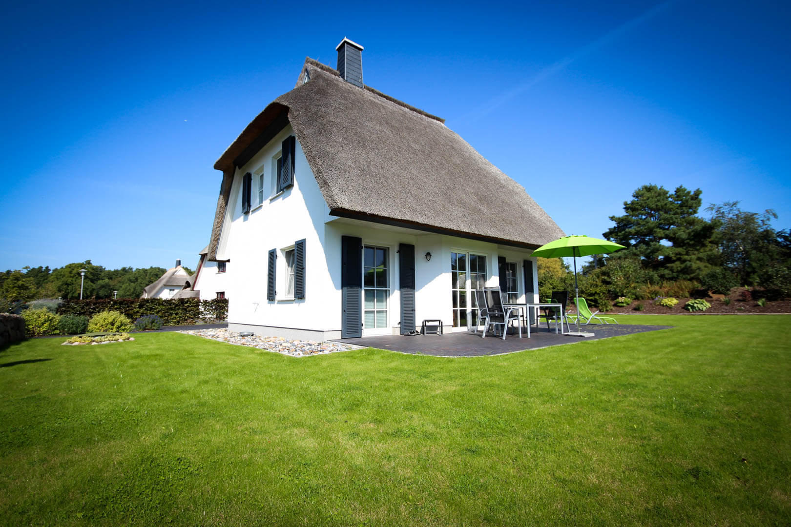 Garten des Ferienhauses