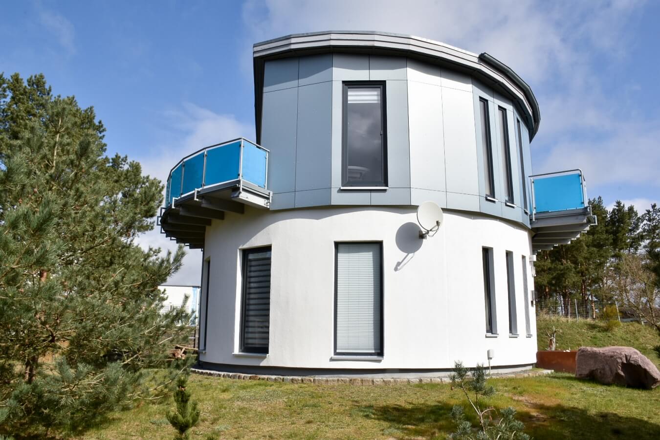 Schoene Aussenansicht des Ferienhauses